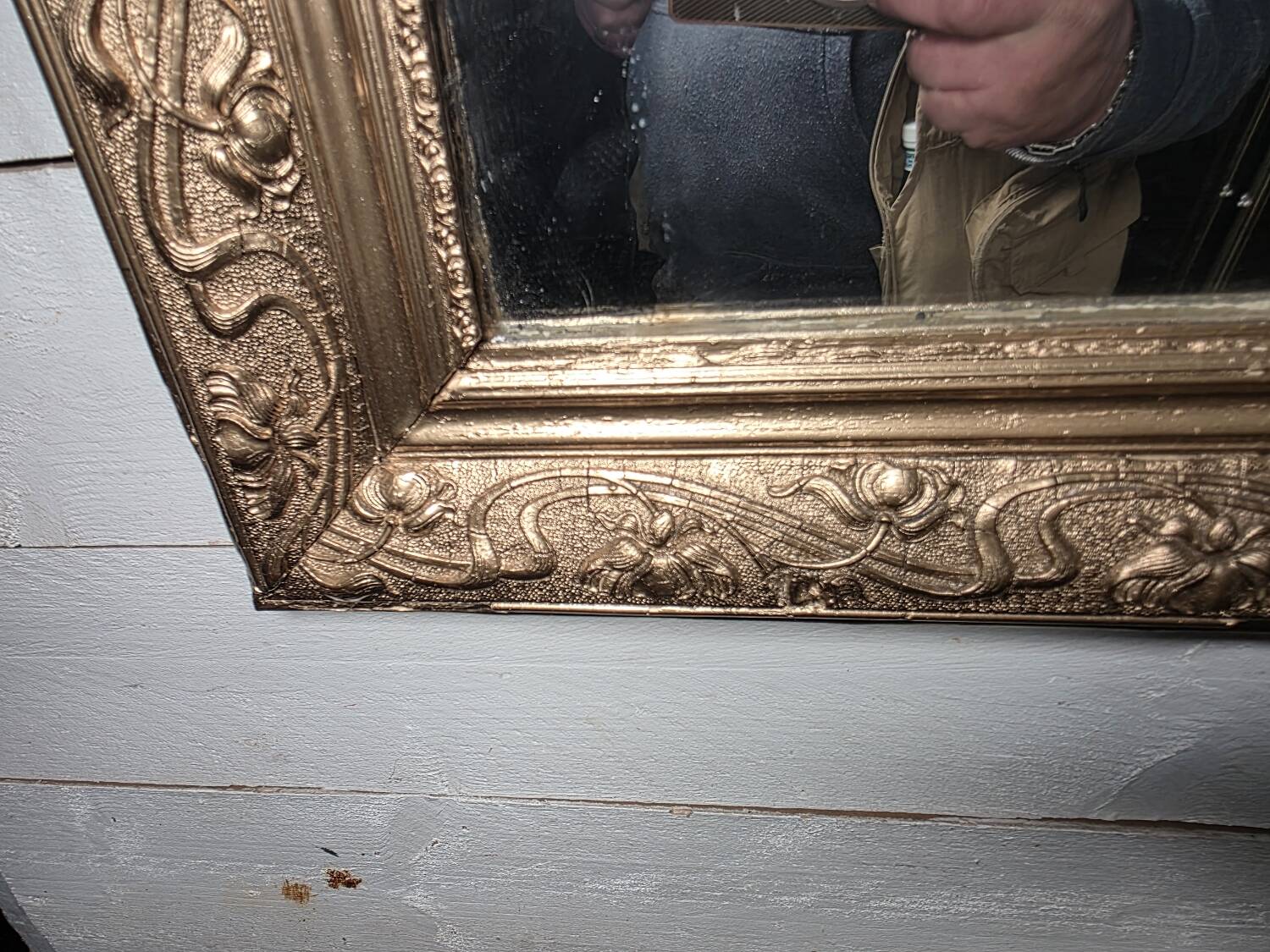 Napoleon III gilded mirror