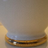 Cracked ceramic table lamp
