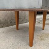 Metal locker coffee table