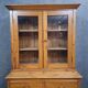 Two-body antique buffet in solid pine – glazed dresser – country style