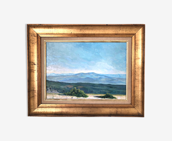 Tableau ancien paysage
