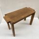Petit banc en chêne de style art déco