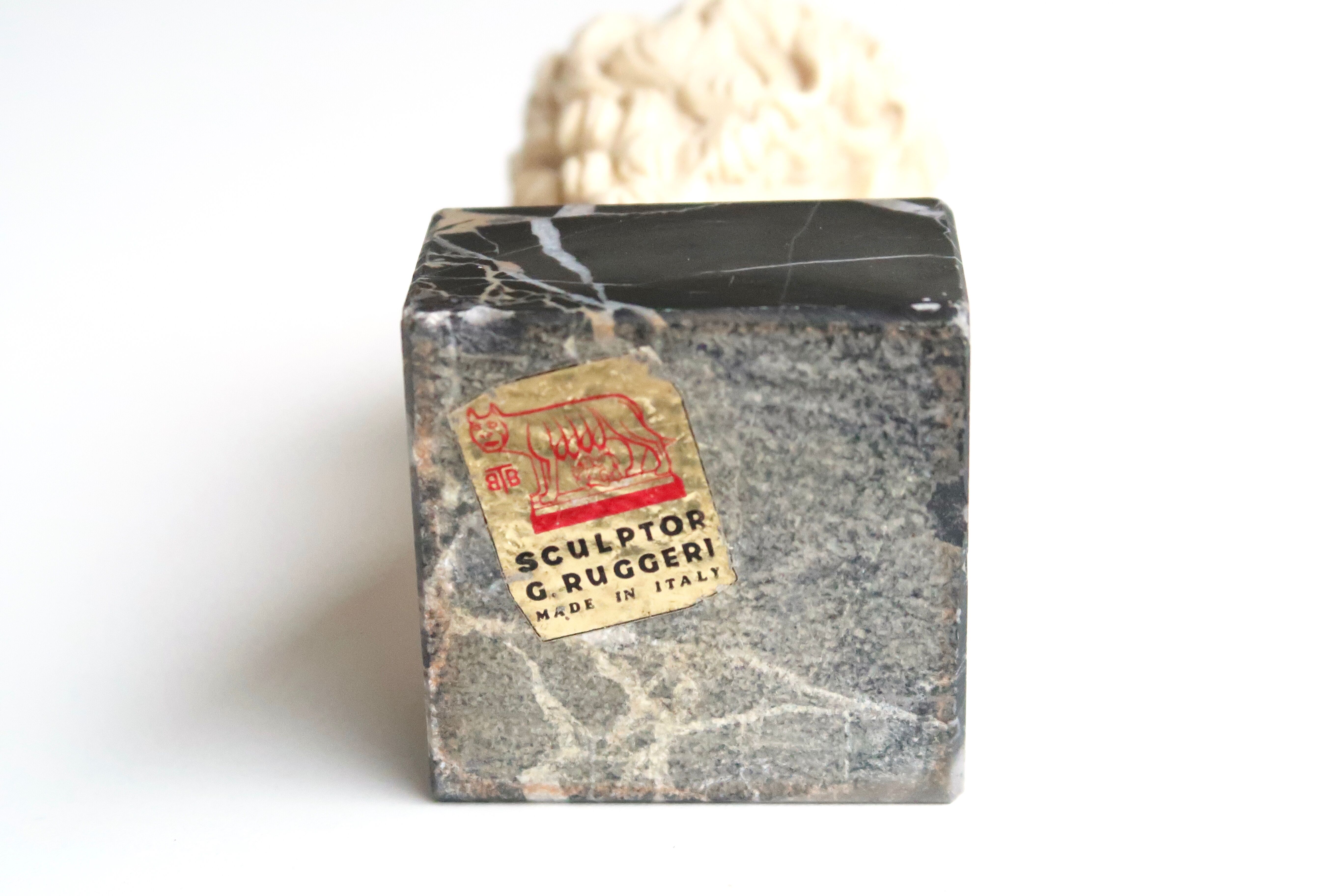 Bust of a man signed Ruggeri, 60s