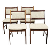 Set of 4 Hugo Frandsen Dining Chairs for Spøttrup, Denmark, 1960s