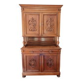 Vaisselier ancien en chêne style Henri II