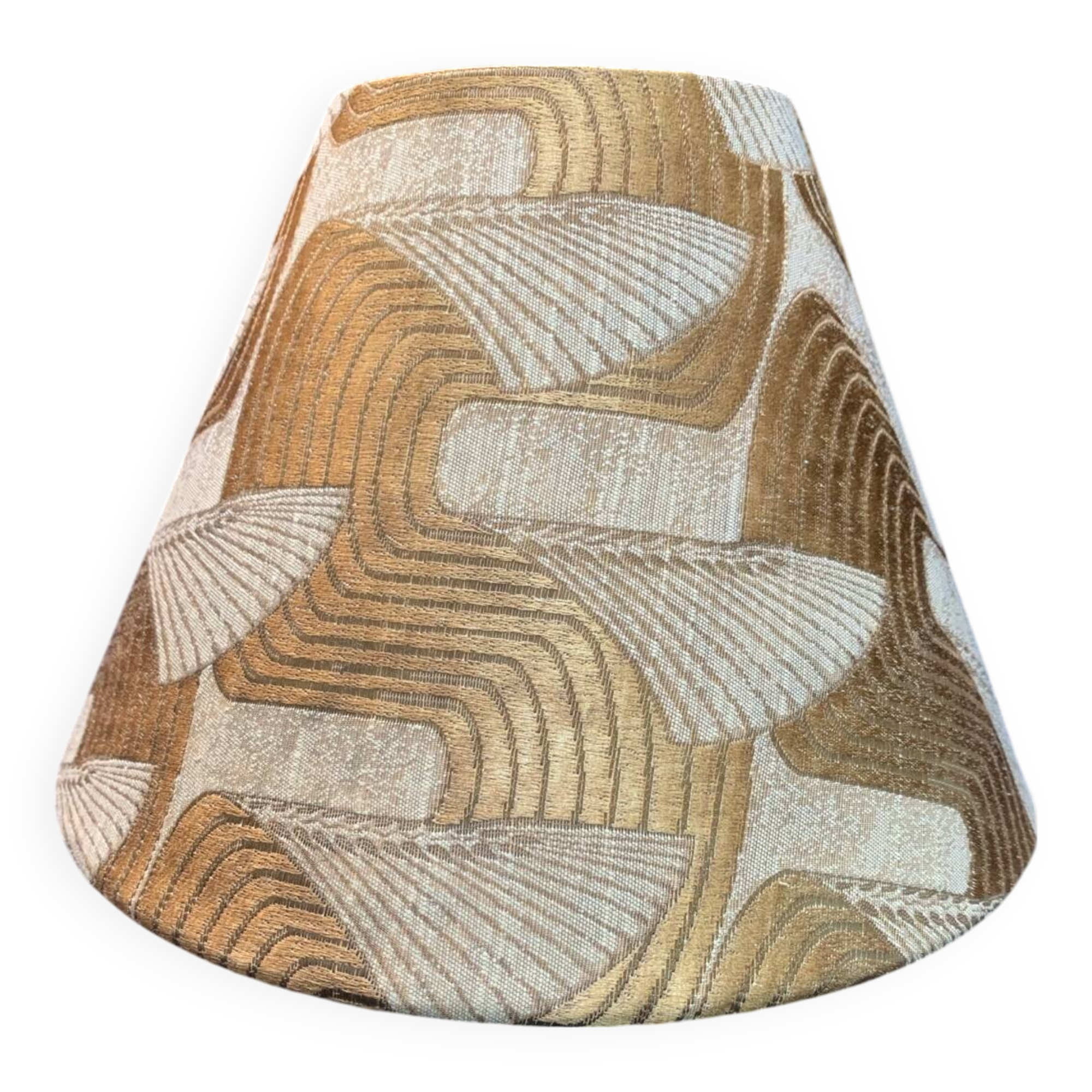 Art Deco style conical lampshade