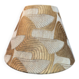Art Deco style conical lampshade