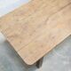 Vintage wooden farmhouse dining table
