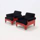 Rare Set of 2 ‘t Spectrum ‘SZ85’ Lounge Chairs by Jan Pieter Berghoef 1960s