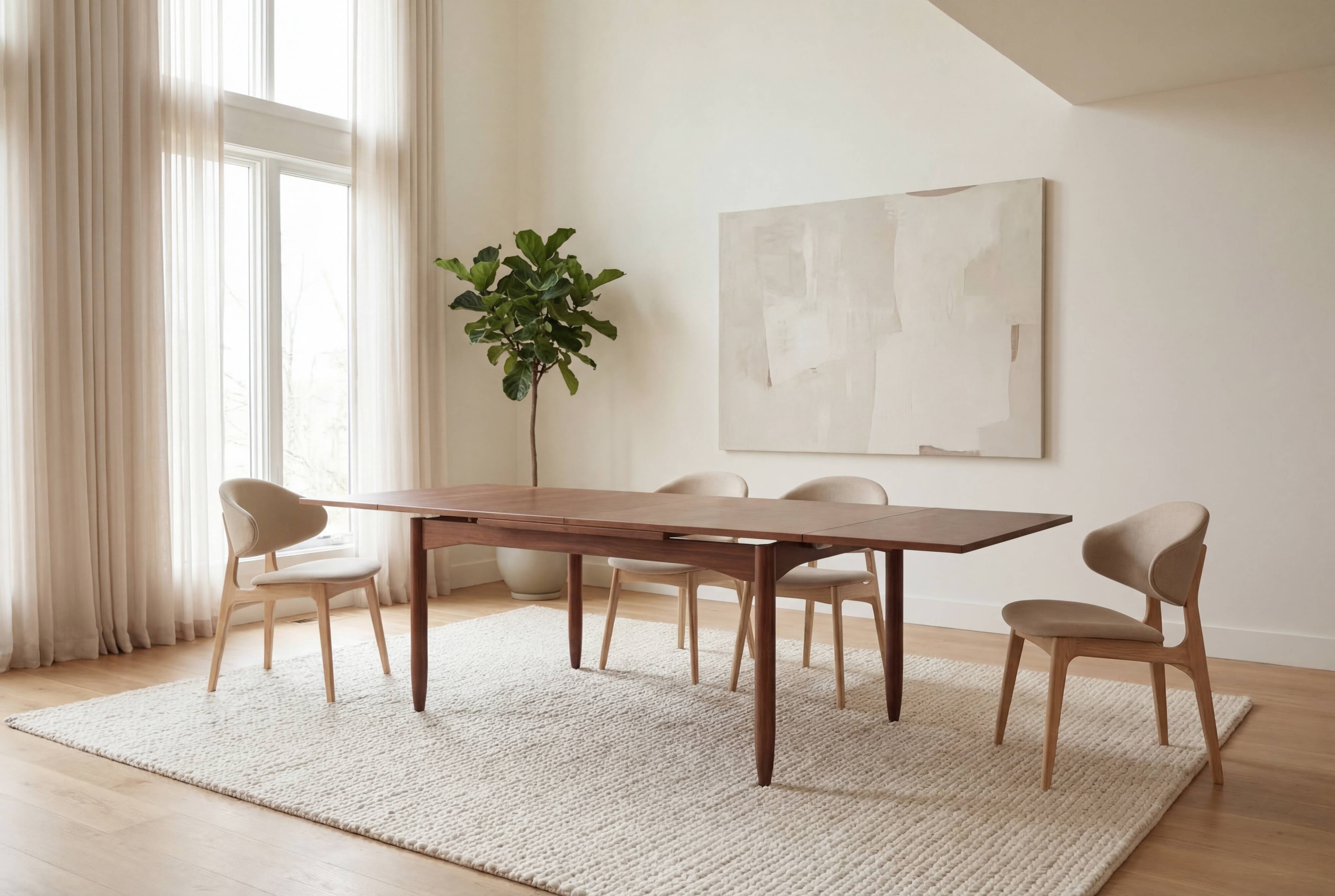Vintage Scandinavian extendable teak table, 1960s