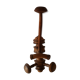 Old wooden patère turned