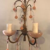 Wall light pair Murano 1950