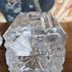 Antique cut crystal carafe – Silver mount / Art Deco period