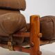 Arne Norell Inca chair with ottoman for Norell AB