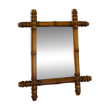 19th century bamboo mirror