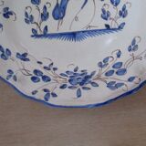 Ceramic plate, bird decoration
