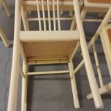 Set of 6 cane chairs