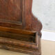 Antique oak carved coat stand, mirror and umbrella stand — late 19th century