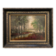 20th century undergrowth landscape painting