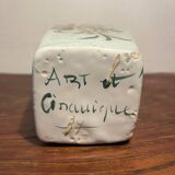 Handmade ceramic vase craft work