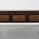 Antique English sideboard from the early 18th century made of oak