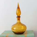 Ochre empolished decanter