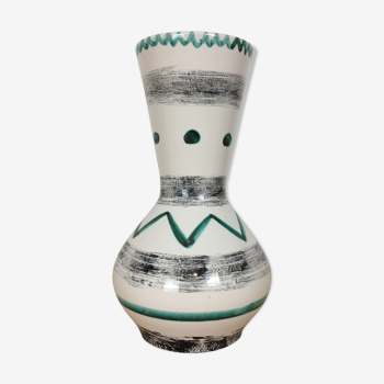 Ceramic vase geometric patterns, 60s