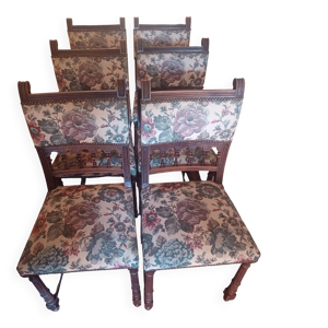 lot de 6 chaises style