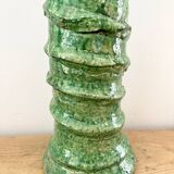 Green terracotta candle holder 60 cm