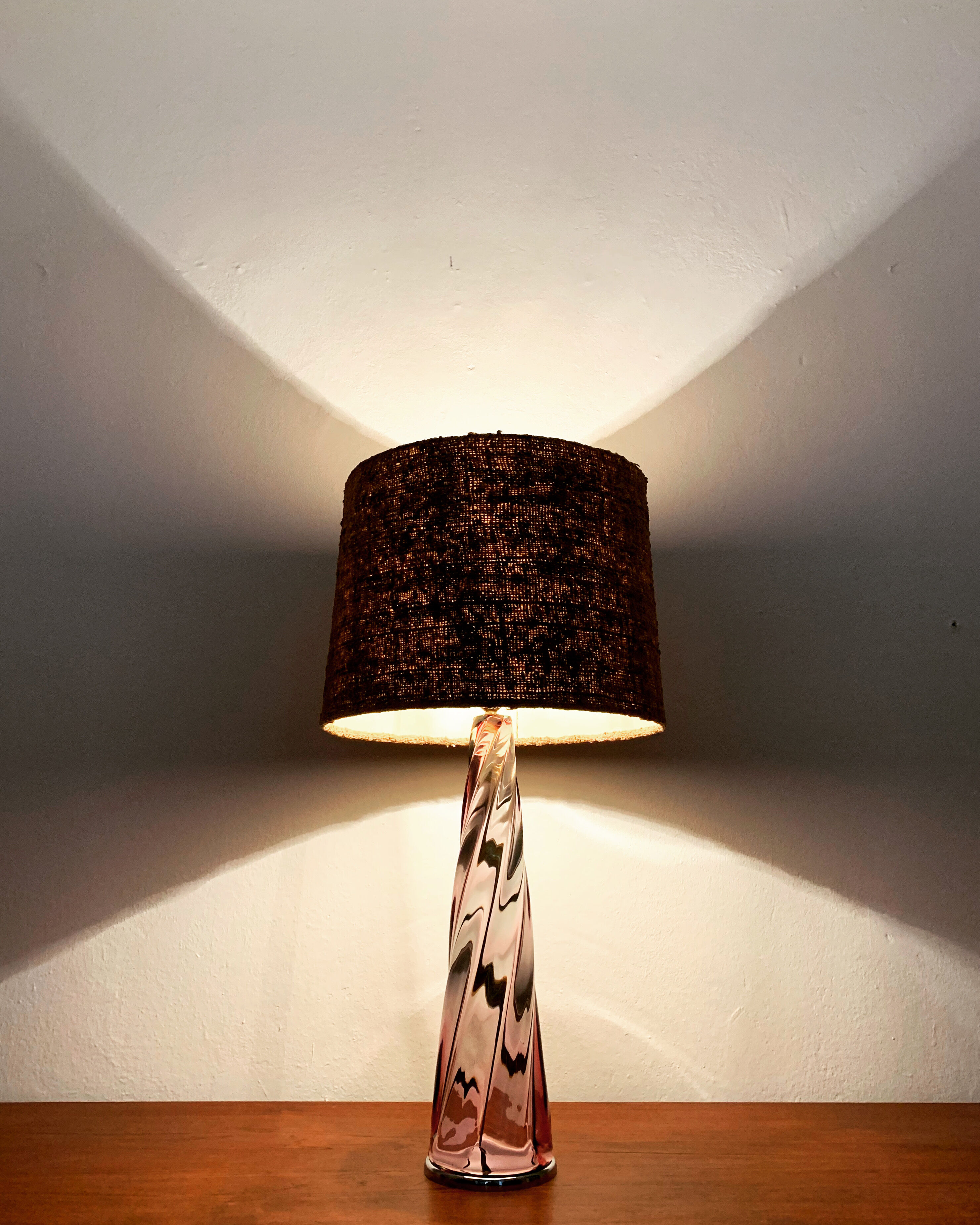 Large Murano glass table lamp