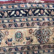 Very beautiful antique Persian carpet Tabriz very fine silk 135x160 cm