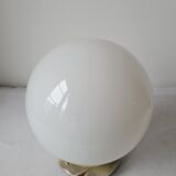 Onyx lamp and opaline wall lamps