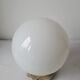 Onyx lamp and opaline wall lamps