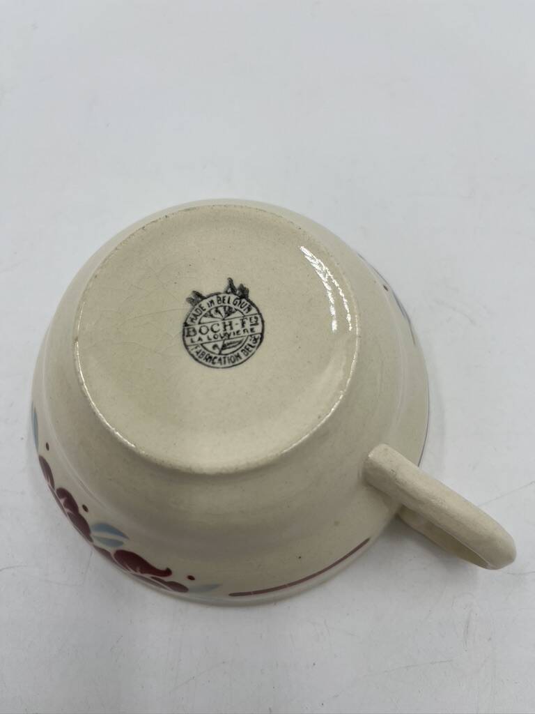 Set of 9 Boch Frères cups 1963