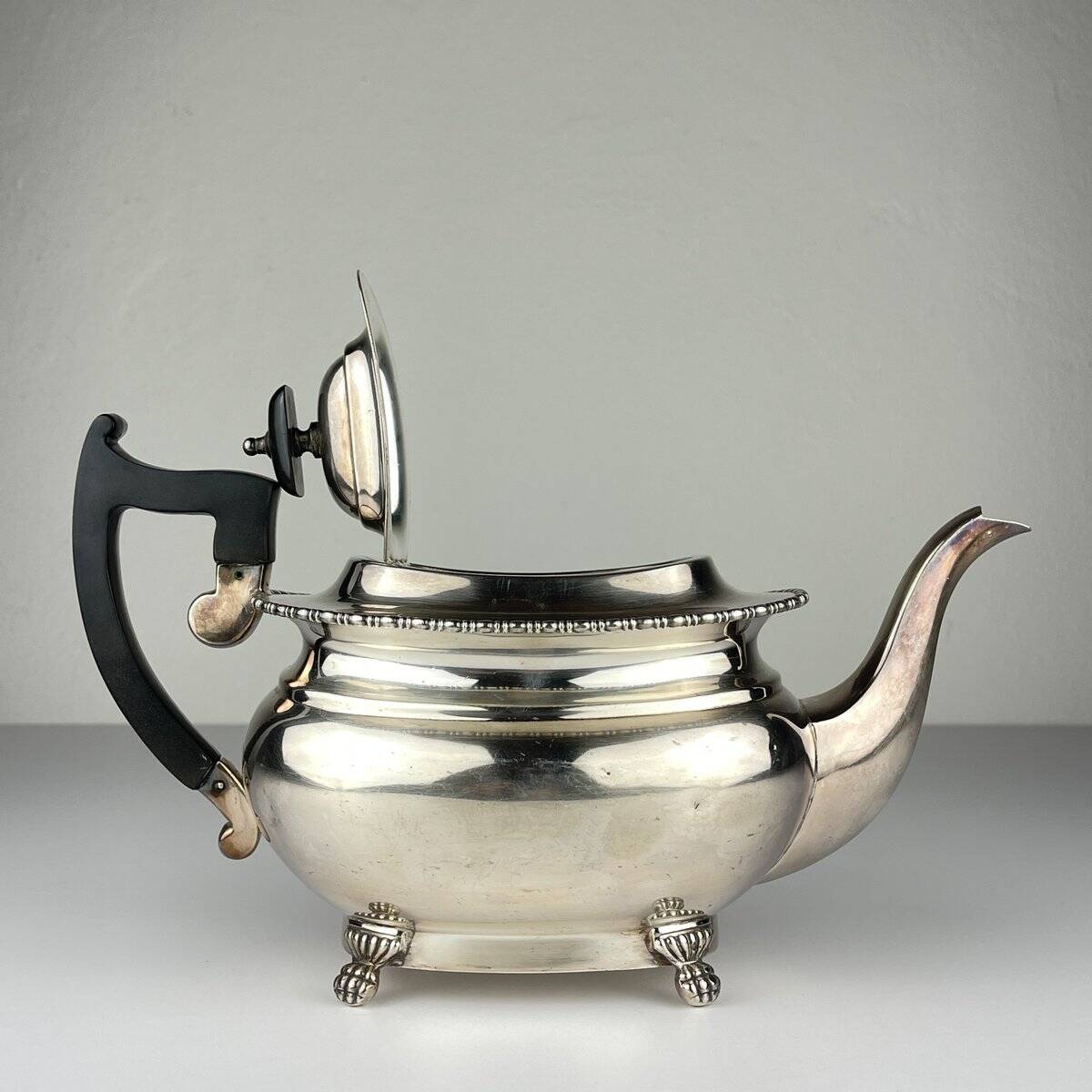 Service à thé en argent, Sheffield, Angleterre, années 1930, set de 4