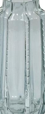 Blue glass vase "pattern"