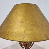 Vintage sheaf of wheat table lamp - 1960s
