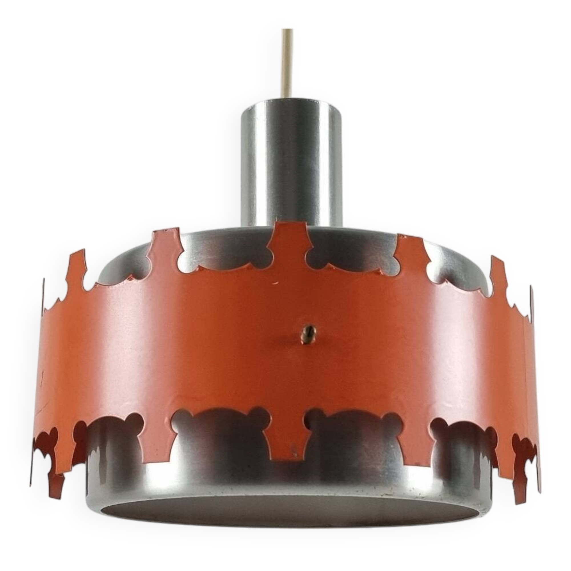 Suspension VEB Metalldrücker vintage des années 1960.