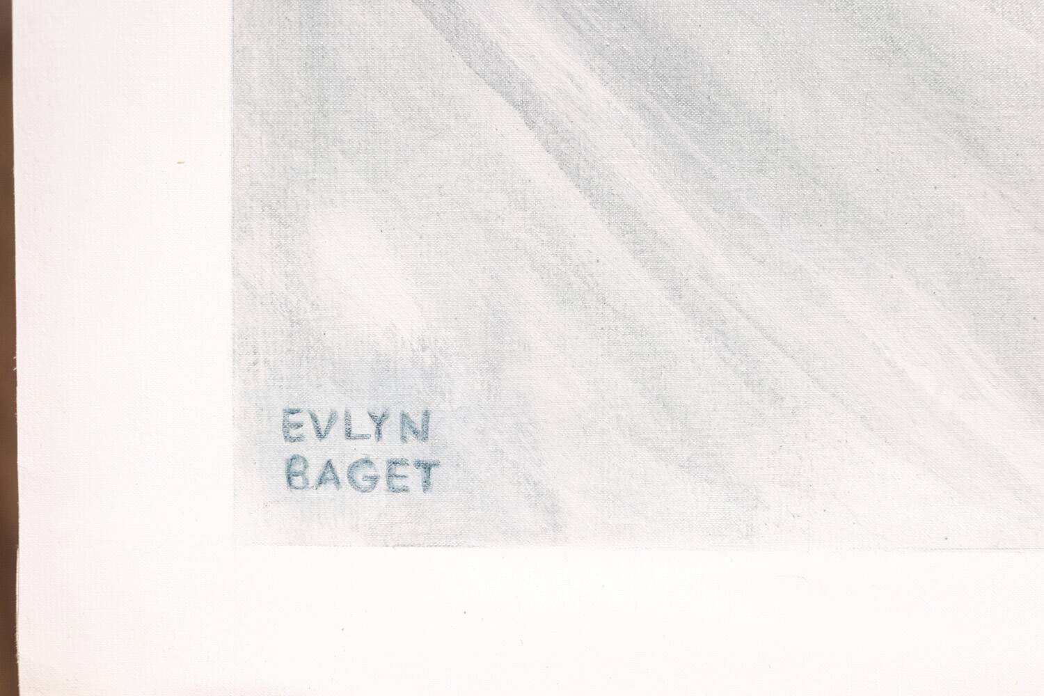 Evelyne Baget Detail of a portrait of a young woman. Contemporary