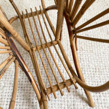 Rattan magazine holder