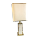 Lampe de table laiton et nacre italien 1970