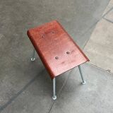 Minimalist stool in Pagwood mid-century, 1960s