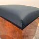 Art Deco Cubic Stool in Walnut Veneer, France, 1930s