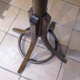 Ancien portemanteau perroquet en bois courbé