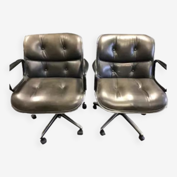 Charles Pollock's Executive armchairs for Knoll