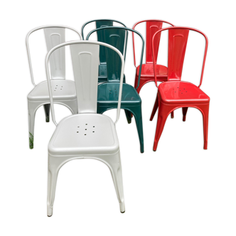 Set of 6 Tolix chairs