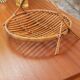 Vintage fruit cup year 50 rattan