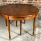 Oval walnut table with 6 legs from 1m12 to 2.94 (4 extensions of 45.5 cm)