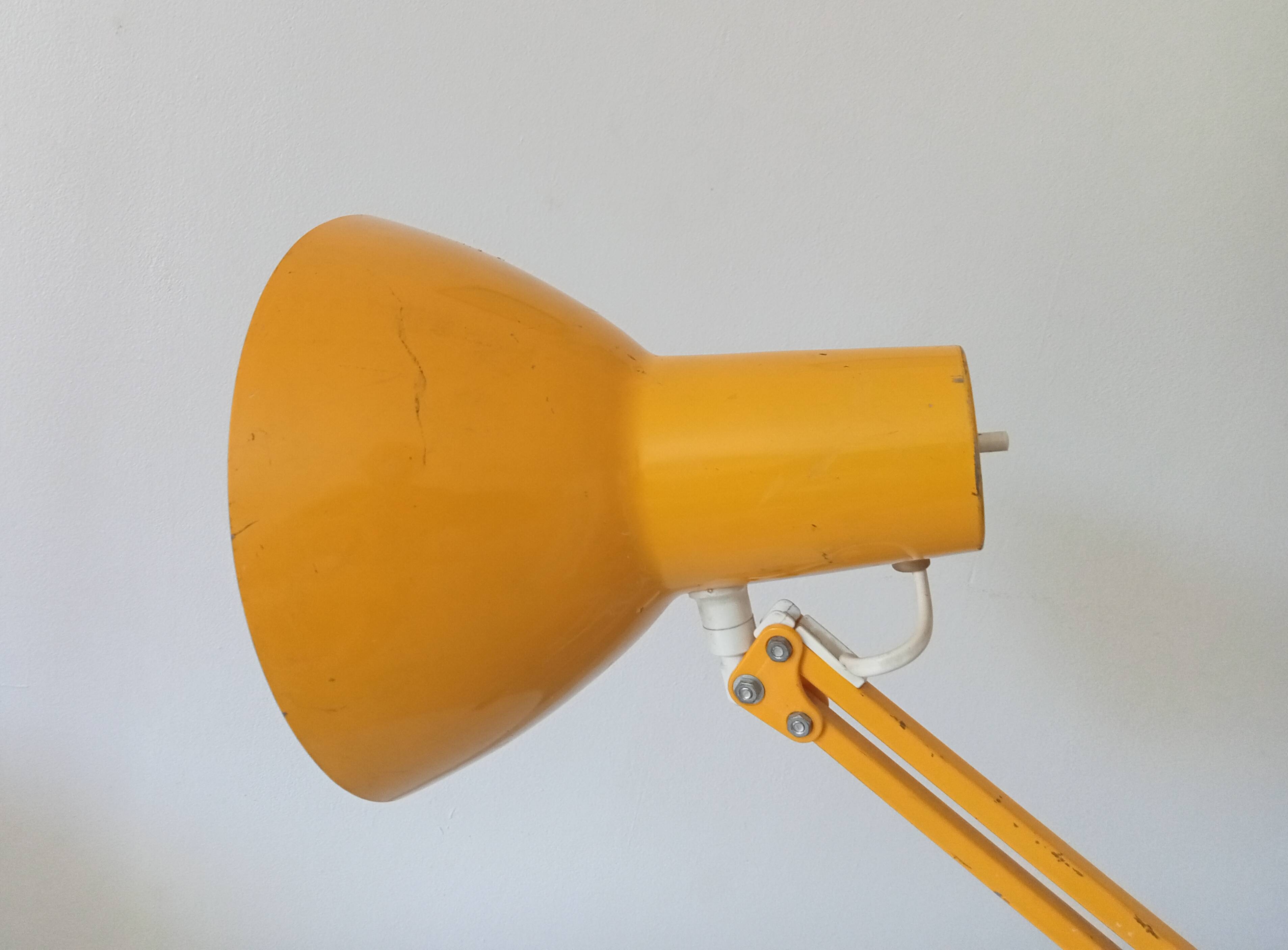 Vintage architect's lamp HCF Denmark 1970s