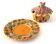 Strawberry slip sugar bowl candy box